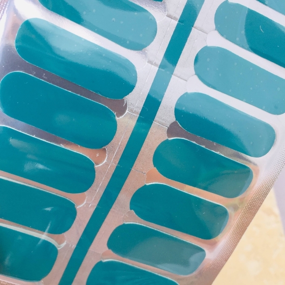 5 for $15 Nail Wrap- Turquoise Sea - Picture 2 of 5